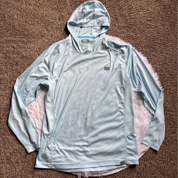 Avid Gear Sportswear Fishing Shirt UV Protection Moisture Wicking Mens Large - Picture 1 of 6